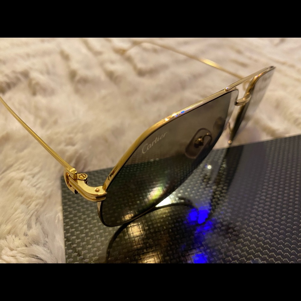 Cartier 62mm aviator sunglasses